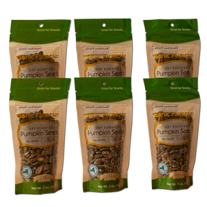 Garlic Parmesan 6 Pak of Pumpkin Seeds 3 oz