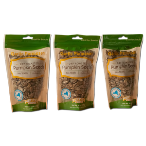 Garlic Parmesan 3 Pak of Pumpkin Seeds 6 oz