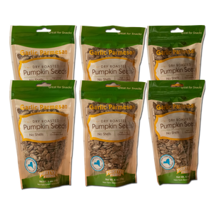 Garlic Parmesan 6 Pak of Pumpkin Seeds 6 oz