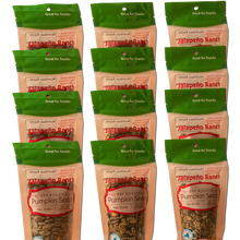 Load image into Gallery viewer, Jalapeño Ranch No-Shell Pumpkin Seeds 12 Pak 3 oz bags
