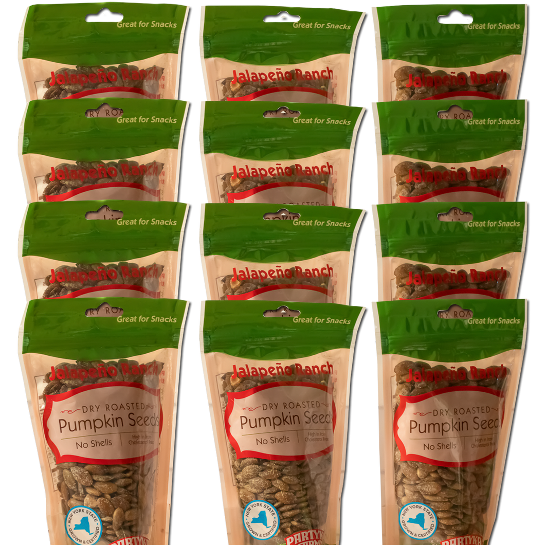 Jalapeño Ranch No-Shell Pumpkin Seeds 12 Pak 6 oz bags