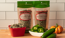Load image into Gallery viewer, Jalapeño Ranch No-Shell Pumpkin Seeds 12 Pak 3 oz bags
