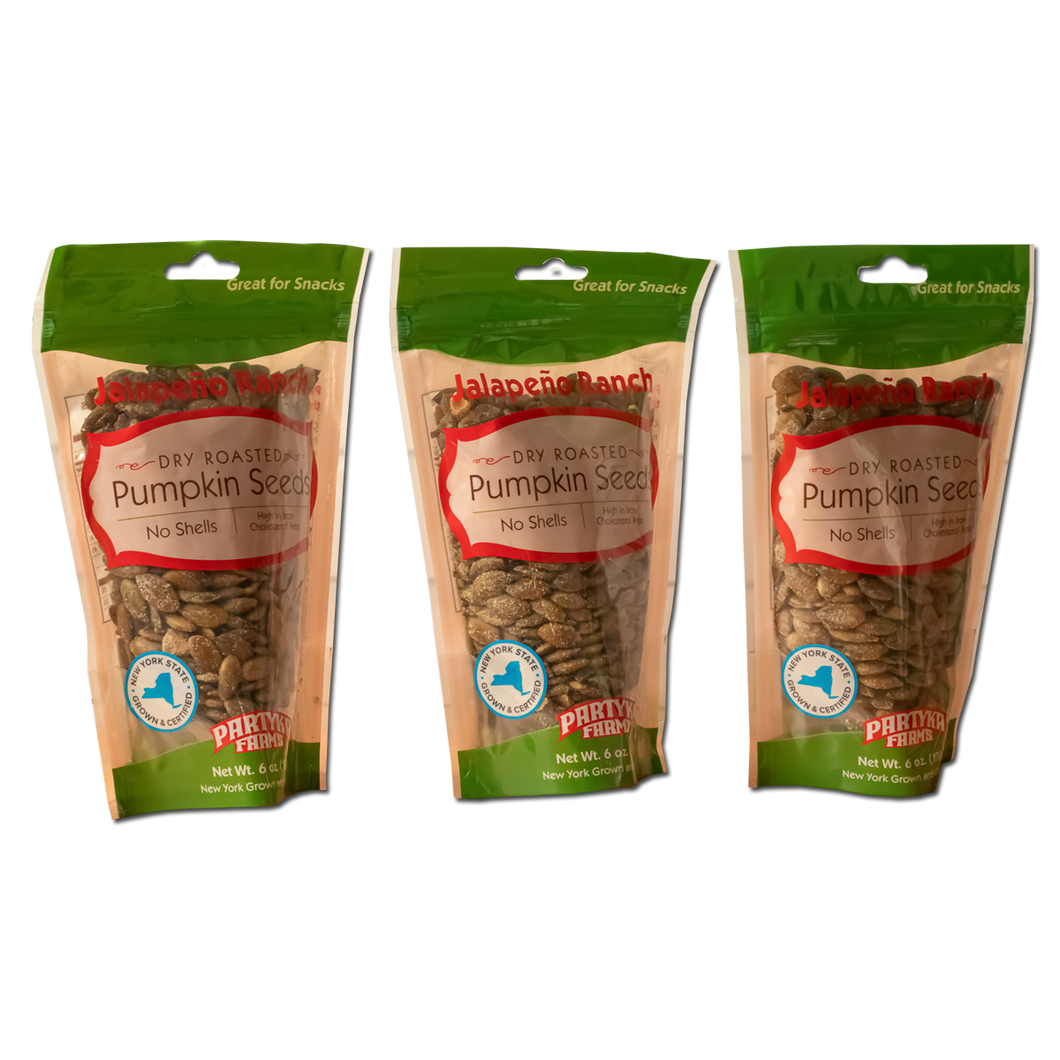 Jalapeño Ranch 3 Pak of Pumpkin Seeds 6 oz